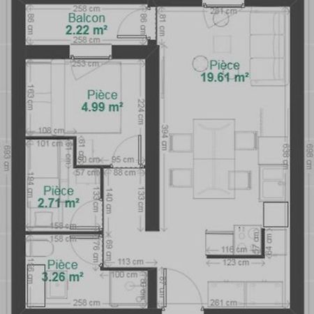 Appartement 3 Pieces, 2 Chambres Au Coeur De La Station Genos Ngoại thất bức ảnh